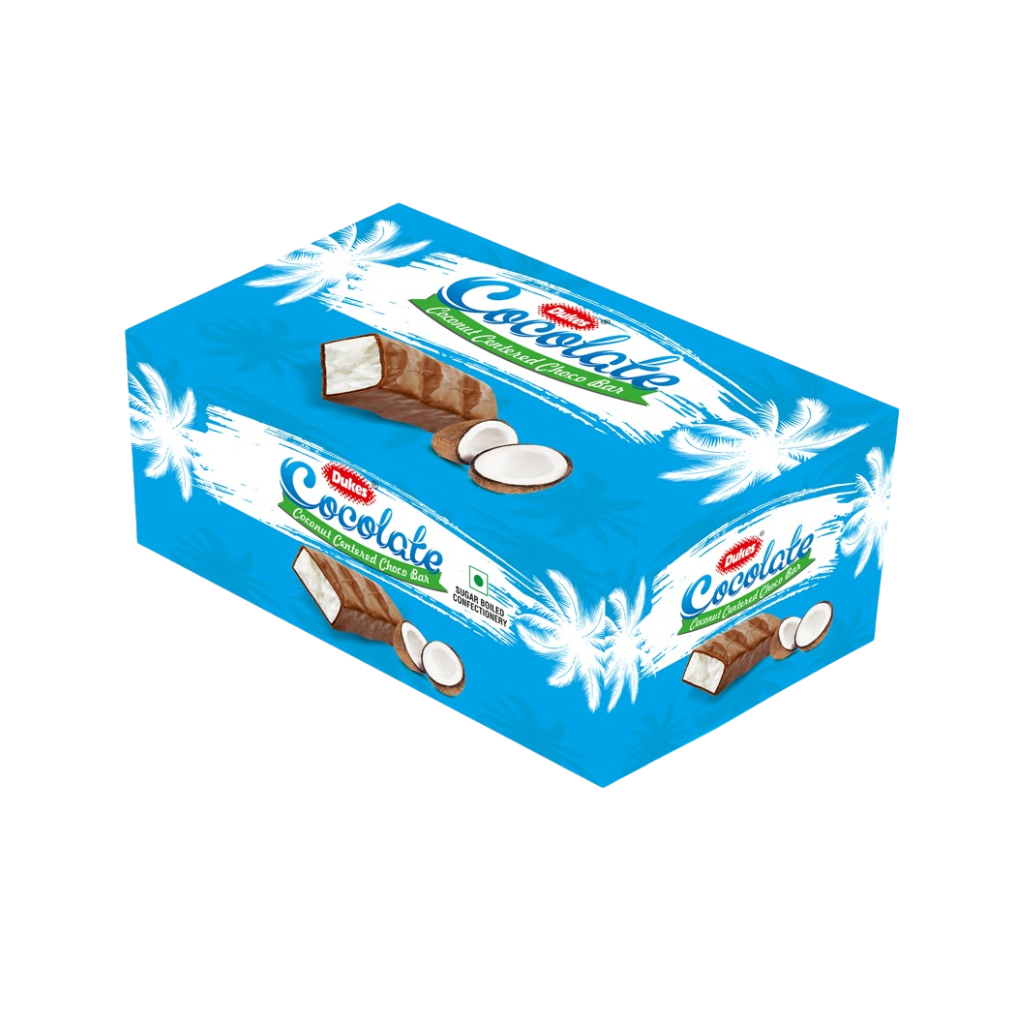 Dukes Cocolate Coconut chocolate bar India Chocolate with coconut filling Best choco bar snacks Dukes coconut candy