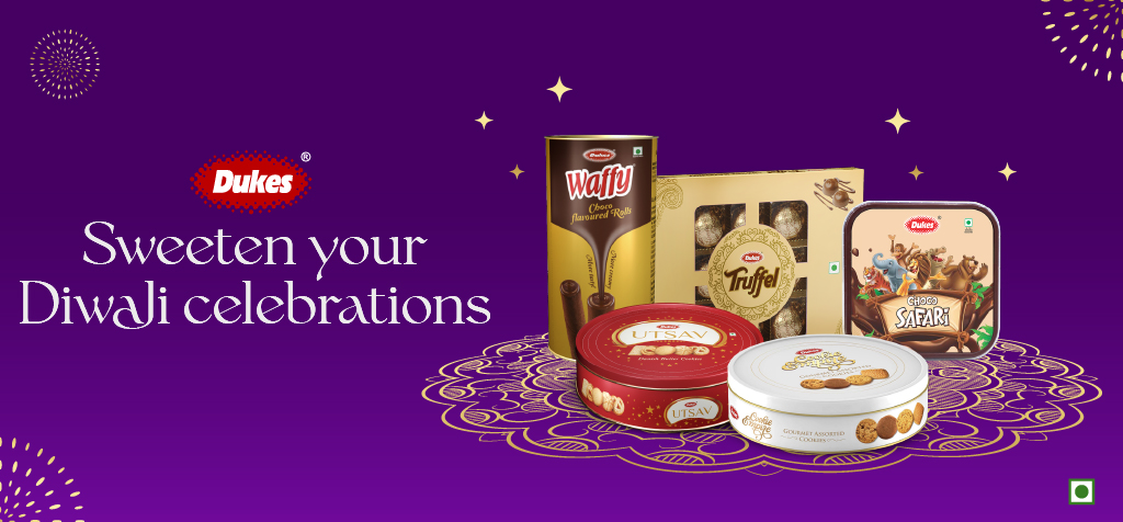 Dukes Diwali chocolates, Diwali gift packs India, festive sweets and cookies, Dukes wafers and biscuits, Diwali celebration ideas, best Diwali gifts for family