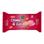 Creme 4 Fun (Strawberry) - Pack 3 100g | Dukes Sandwich - Biscuits
