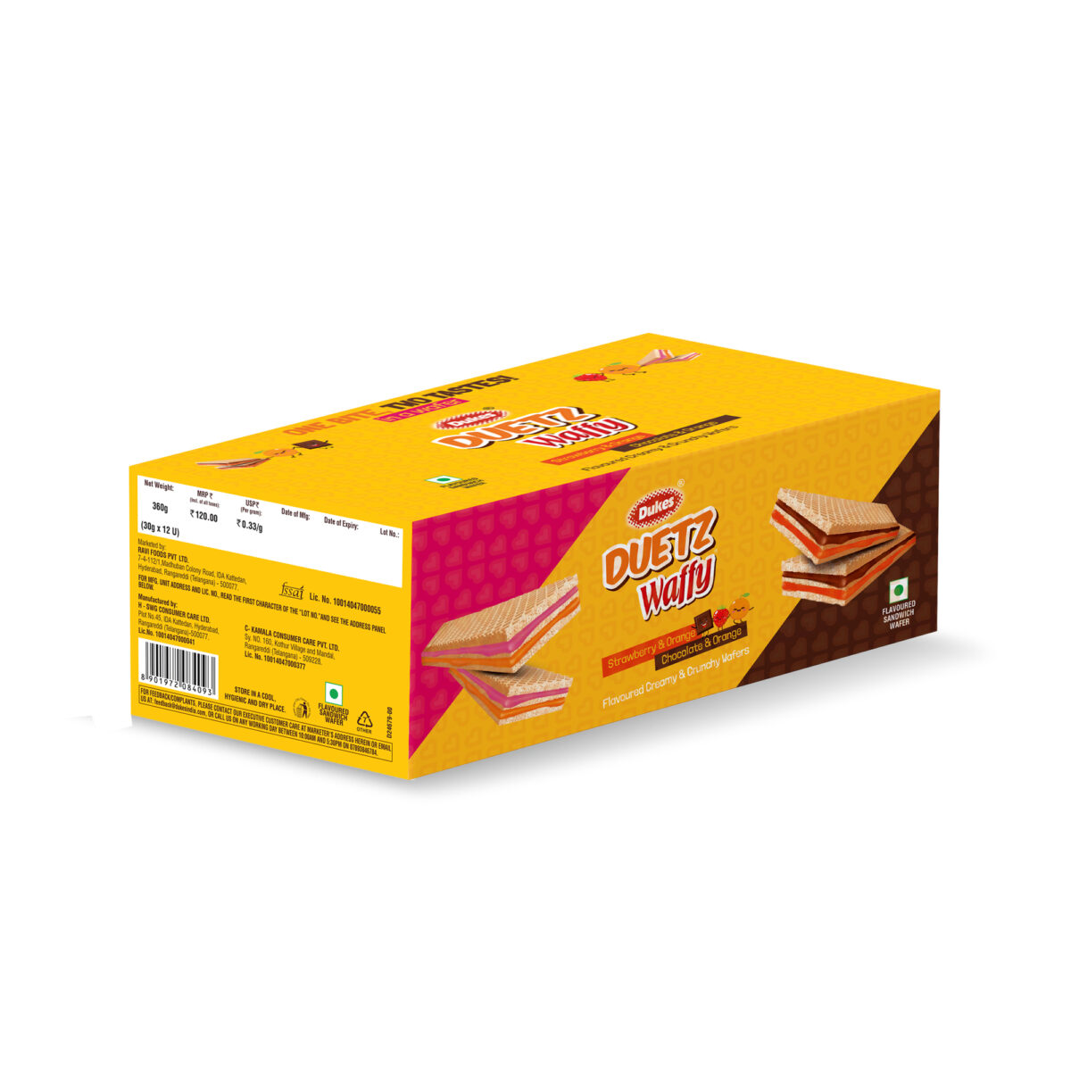 Duetz Waffy - Rs.120 - Pack 2 360g | Dukes Waffer - Waffy - Image 2
