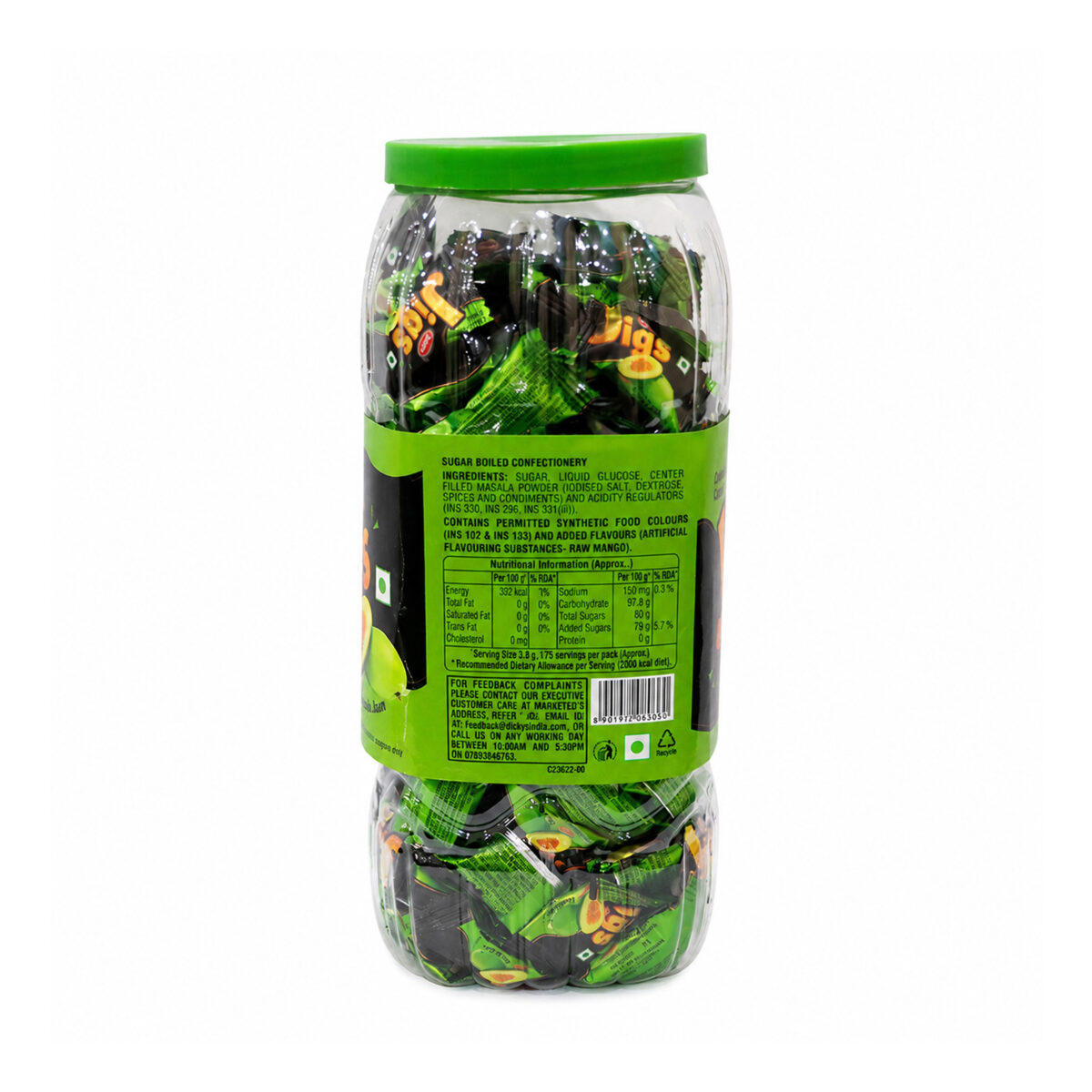 Jigs Kaccha Aam Jar 665g | Dukes Confectionery - Confectionery - Image 2