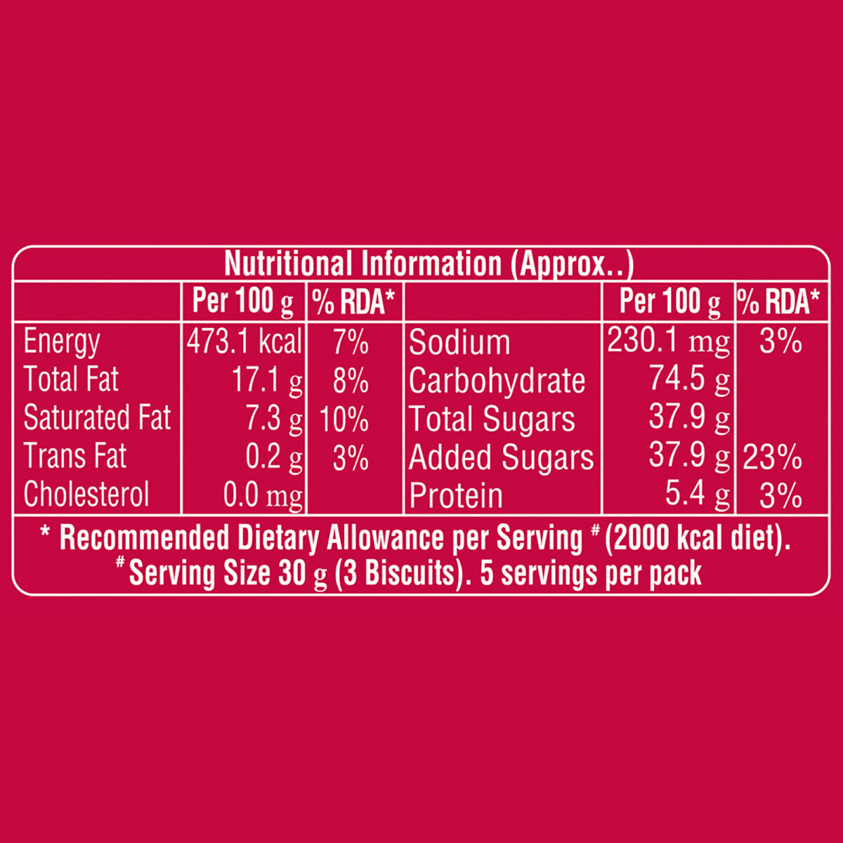 Creme 4 Fun (Strawberry) - Pack 4 145g | Dukes Sandwich - Biscuits - Image 2