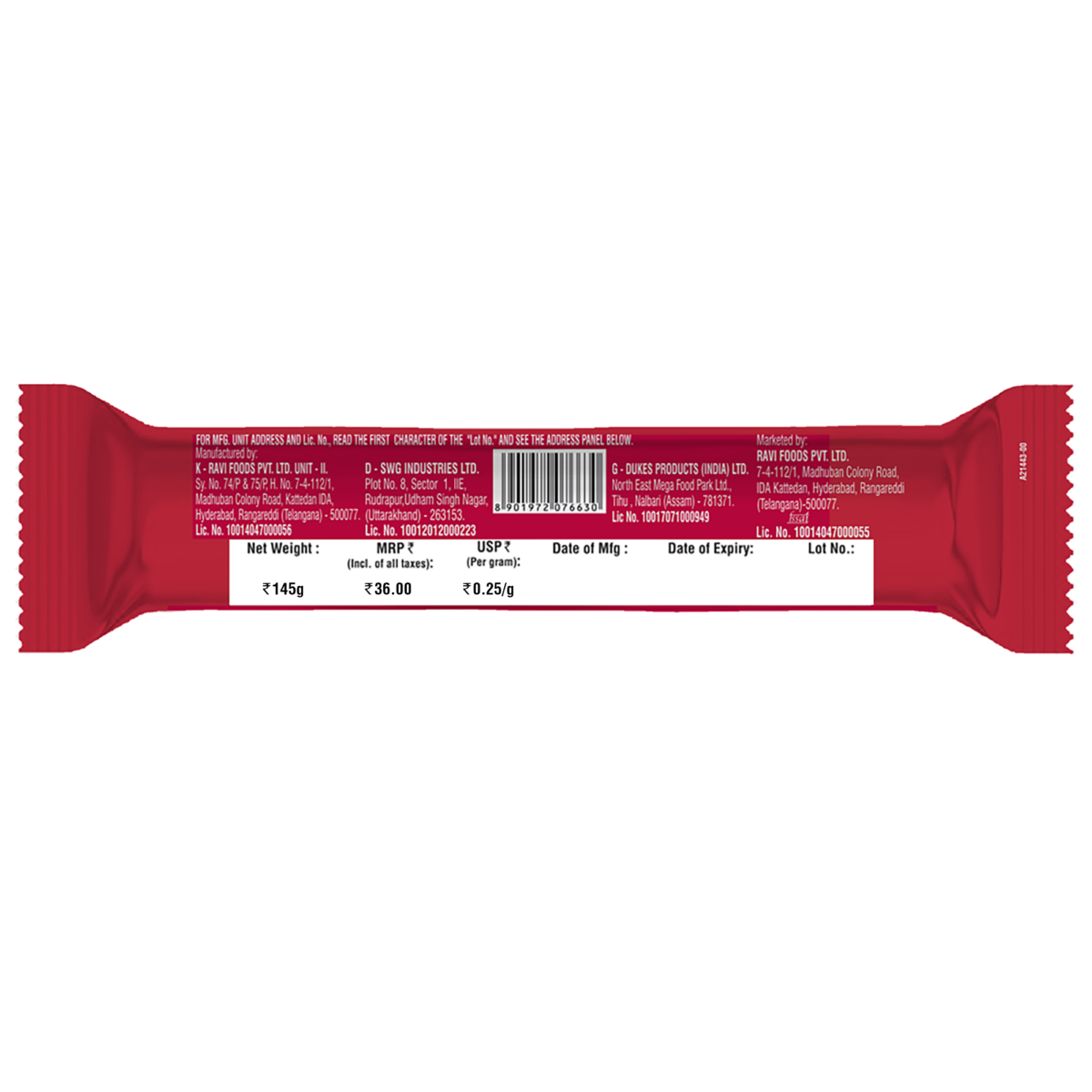 Creme 4 Fun (Strawberry) - Pack 4 145g | Dukes Sandwich - Biscuits - Image 3